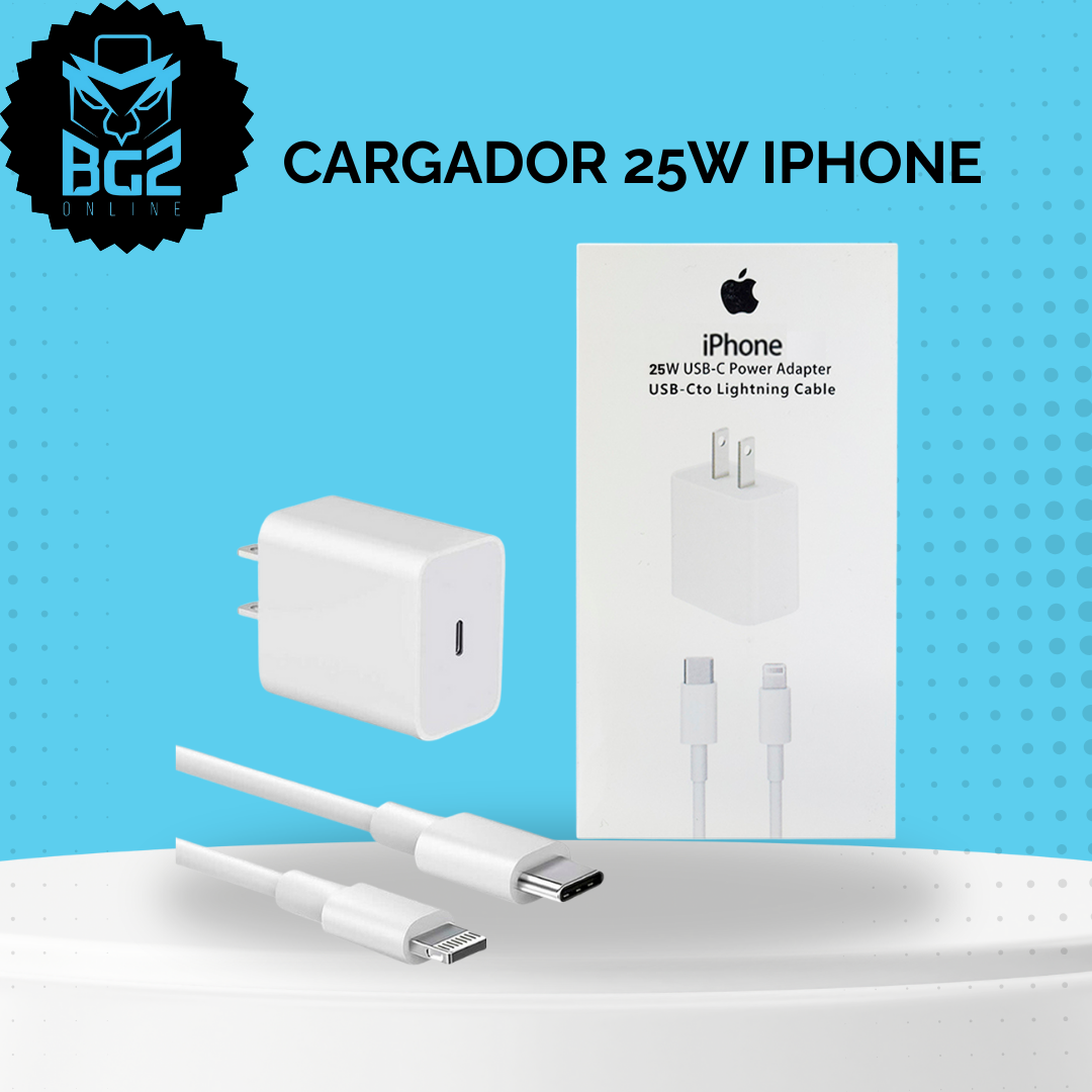 CARGADOR 25W IPHONE 14 PROMAX